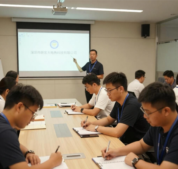 ​Gemeinsam wachsen, gemeinsam eine neue Reise einschlagen – Die Schulung für neue Mitarbeiter von Shenzhen Xinhongda Electric Heating Technology Co., Ltd. wurde erfolgreich abgeschlossen